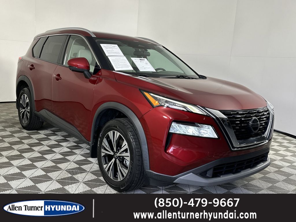 Red (Scarlet Ember Tintcoat) 2021 Nissan Rogue SV FWD SUV / Crossover Front-Wheel Drive Continuously Variable Transmission