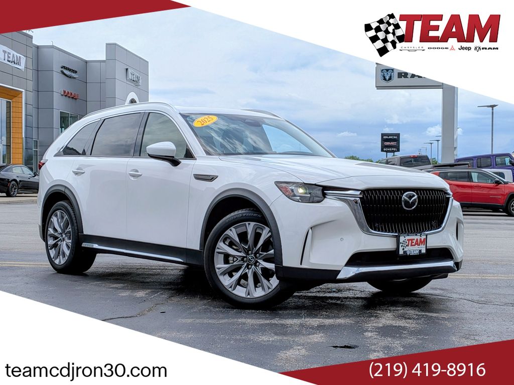 Rhodium White Premium 2024 Mazda CX-90 SUV / Crossover All-Wheel Drive 8-Speed Automatic