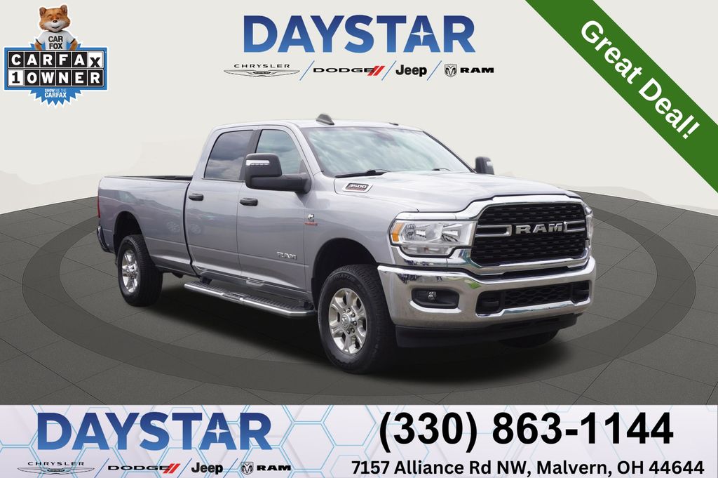 Billet Silver Metallic Clearcoat 2024 RAM 3500 Pickup Truck Four-Wheel Drive 6-Speed Automatic