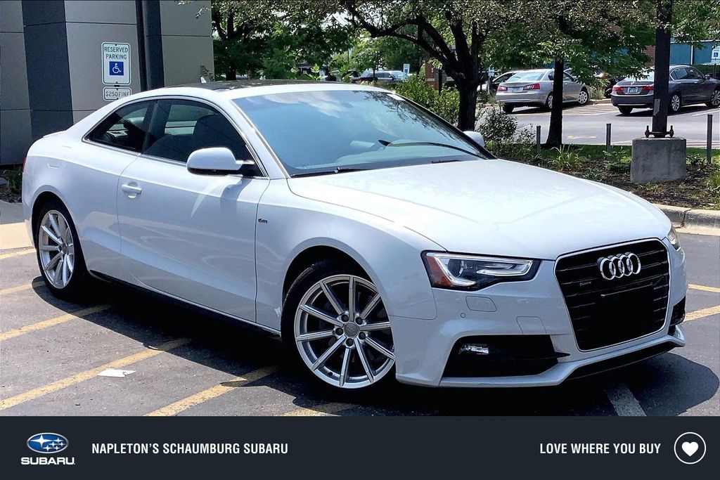 Ibis White 2017 Audi A5 Coupe All-Wheel Drive 8-Speed Automatic