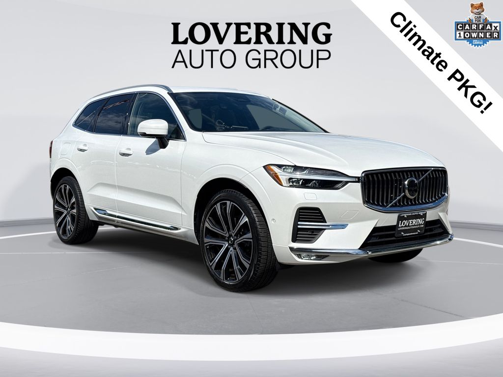 Crystal White Metallic 2023 Volvo XC60 SUV / Crossover All-Wheel Drive Automatic