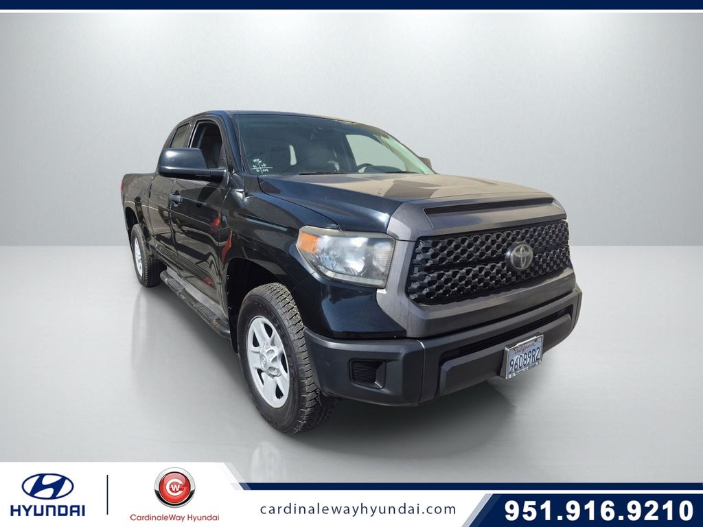 Midnight Black Metallic 2018 Toyota Tundra Pickup Truck 4X2 6-Speed Automatic Overdrive