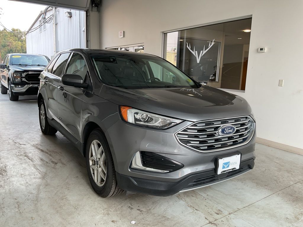 Gray Metallic 2022 Ford Edge SUV / Crossover All-Wheel Drive 8-Speed Automatic