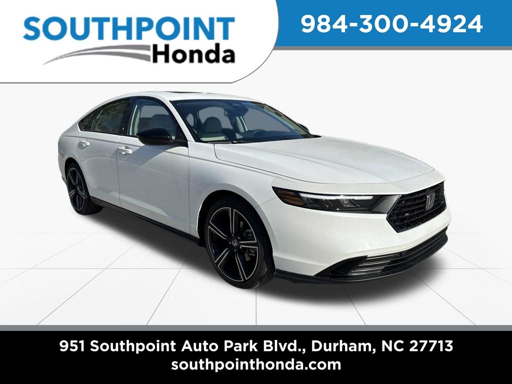 Platinum White Pearl 2026 Honda Accord Sedan Front-Wheel Drive Continuously Variable Transmission