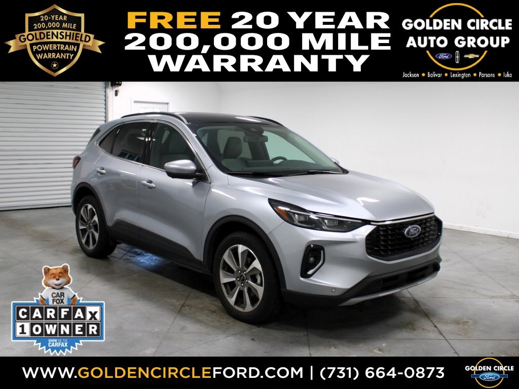 Iconic Silver Metallic 2023 Ford Escape SUV / Crossover All-Wheel Drive 8-Speed Automatic