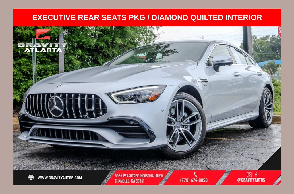 Cirrus Silver Metallic 2022 Mercedes-Benz AMG GT Coupe All-Wheel Drive 9-Speed Automatic