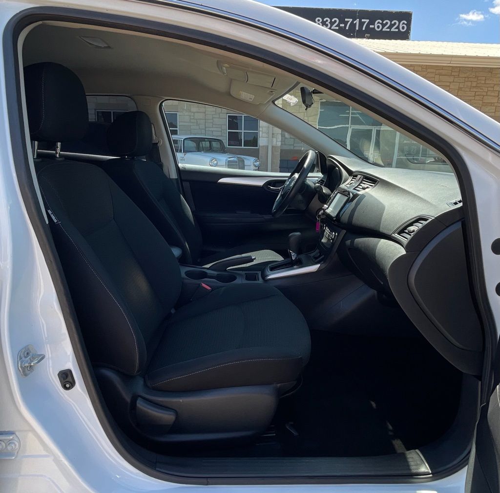 2019 Nissan Sentra S White at Bravo Nissan