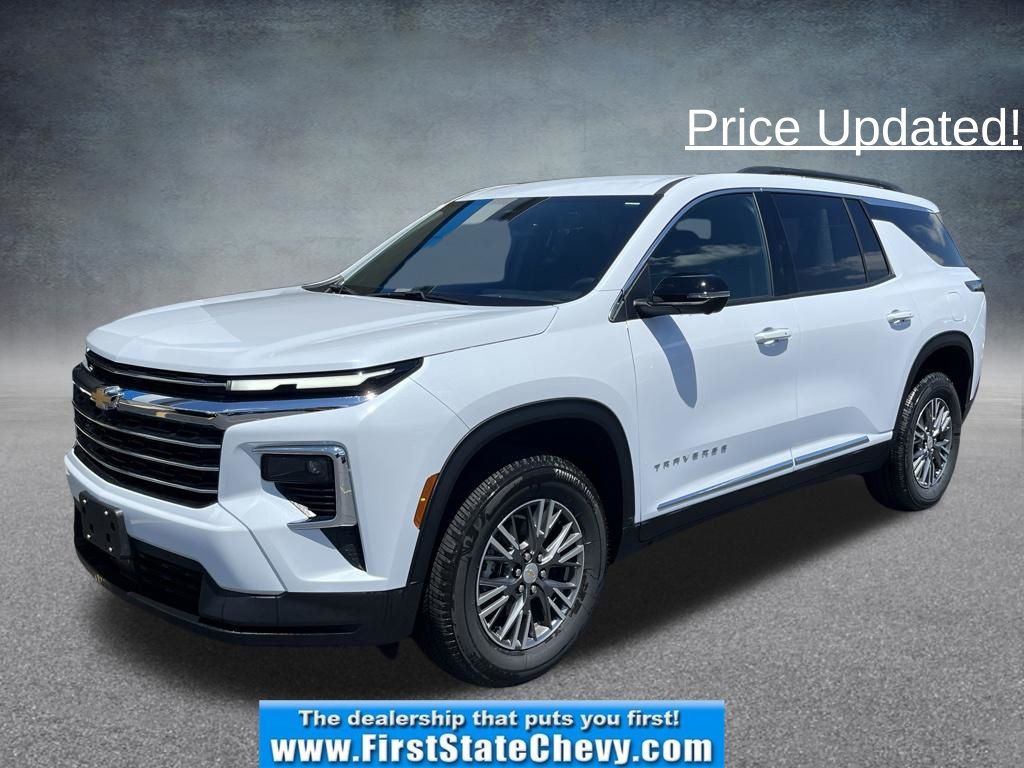 Polar White Tricoat 2026 Chevrolet Traverse LT AWD SUV / Crossover Four-Wheel Drive 8-Speed Automatic