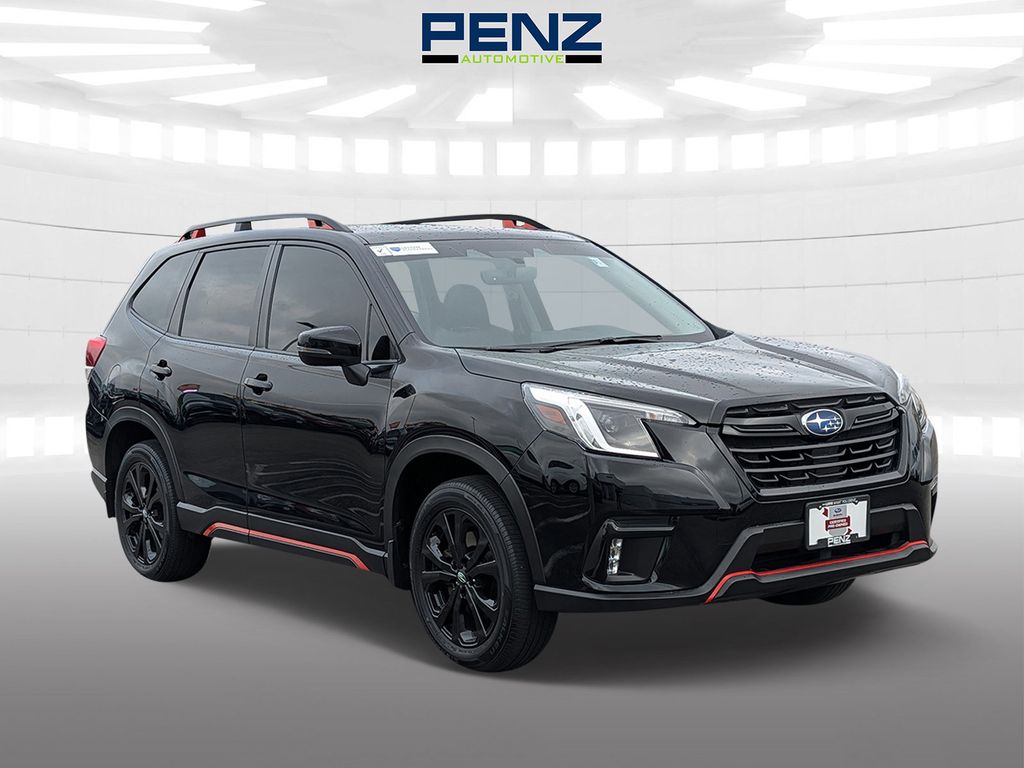 Crystal Black Silica 2024 Subaru Forester Sport Crossover AWD SUV / Crossover All-Wheel Drive Continuously Variable Transmission