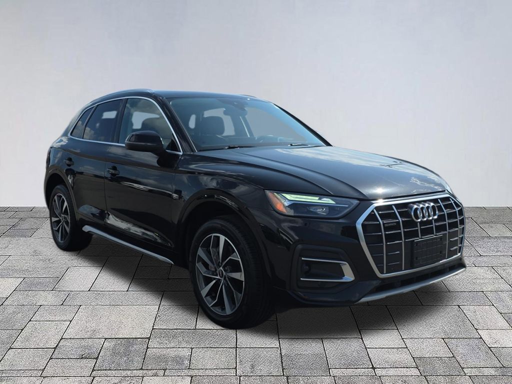 Brilliant Black 2021 Audi Q5 SUV / Crossover All-Wheel Drive 7-Speed Automatic