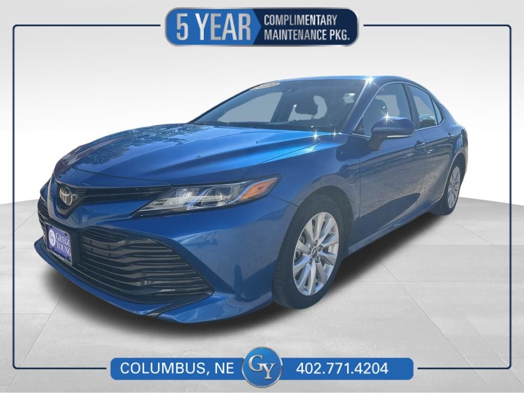 Blue Streak Metallic 2020 Toyota Camry LE FWD Sedan Front-Wheel Drive 8-Speed Automatic