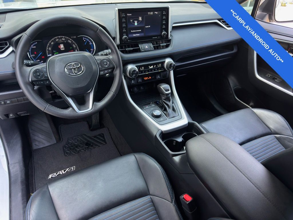 2021 Toyota RAV4 Hybrid XSE White at EAG Ford Navasota