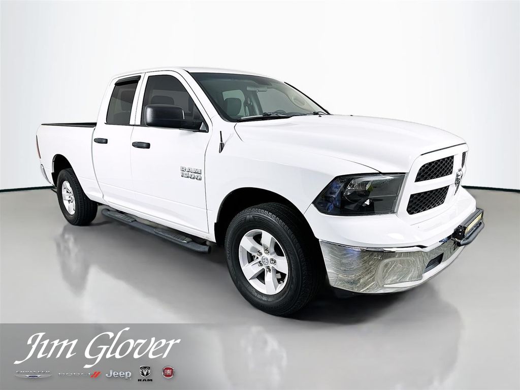 Bright White Clearcoat 2021 RAM 1500 Pickup Truck Four-Wheel Drive 8-Speed Automatic