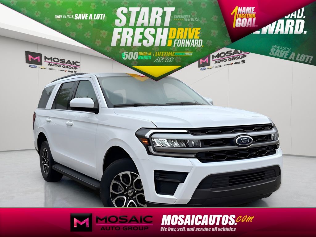 Oxford White 2024 Ford Expedition XLT 4WD SUV / Crossover Four-Wheel Drive Automatic