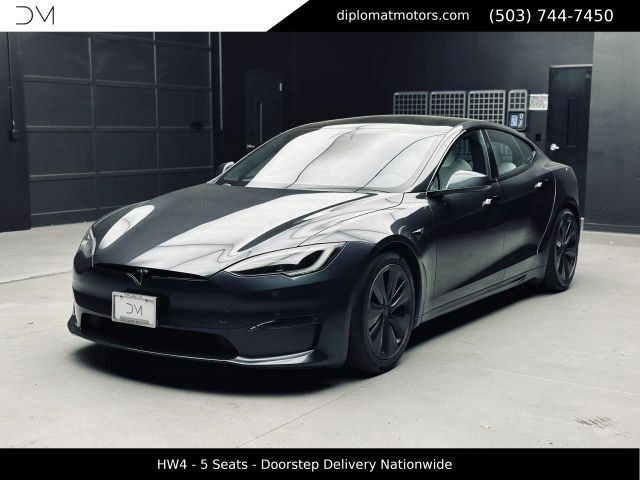 Gray 2025 Tesla Model S AWD Sedan All-Wheel Drive 1-Speed Automatic