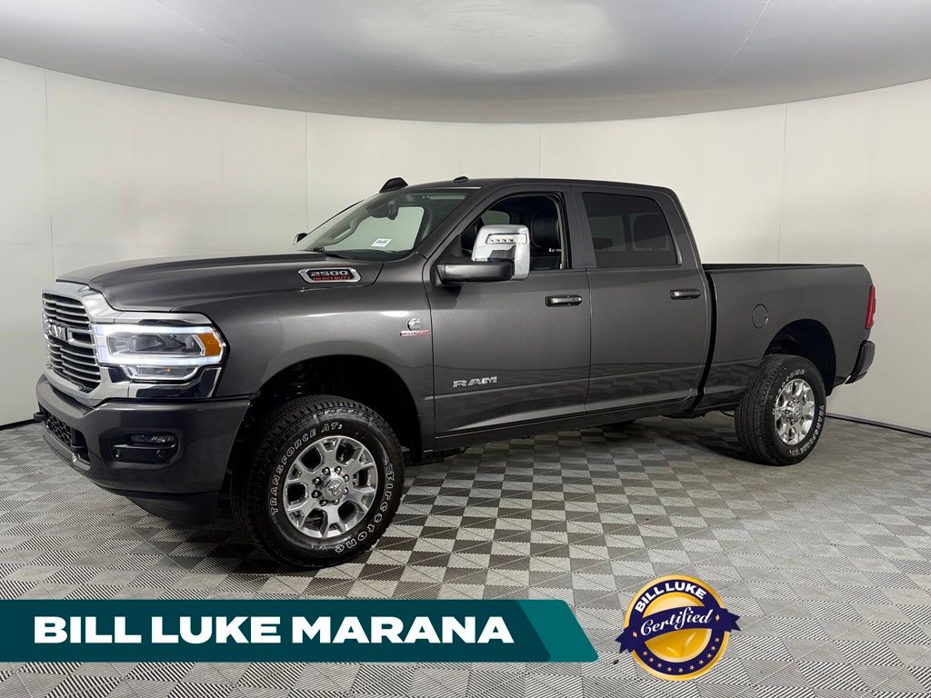 Gray (Granite Crystal Metallic Clearcoat) 2024 RAM 2500 Pickup Truck Four-Wheel Drive 6-Speed Automatic