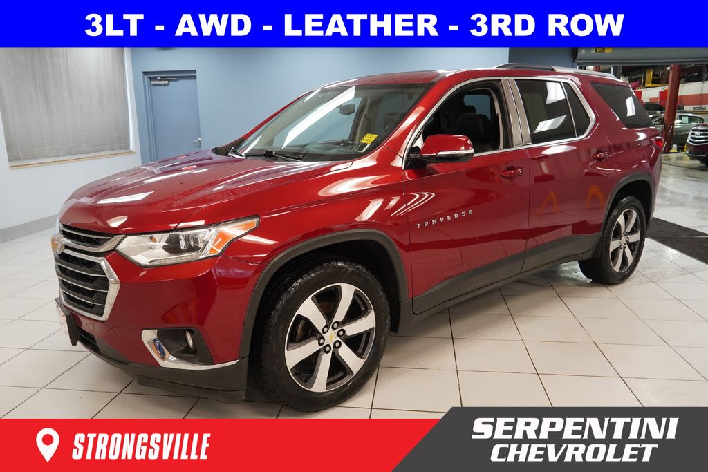 Cajun Red Tintcoat 2018 Chevrolet Traverse LT Leather AWD SUV / Crossover Four-Wheel Drive 9-Speed Automatic