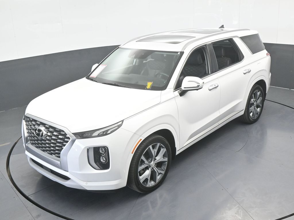 Used 2021 Hyper White Hyundai Limited image 58