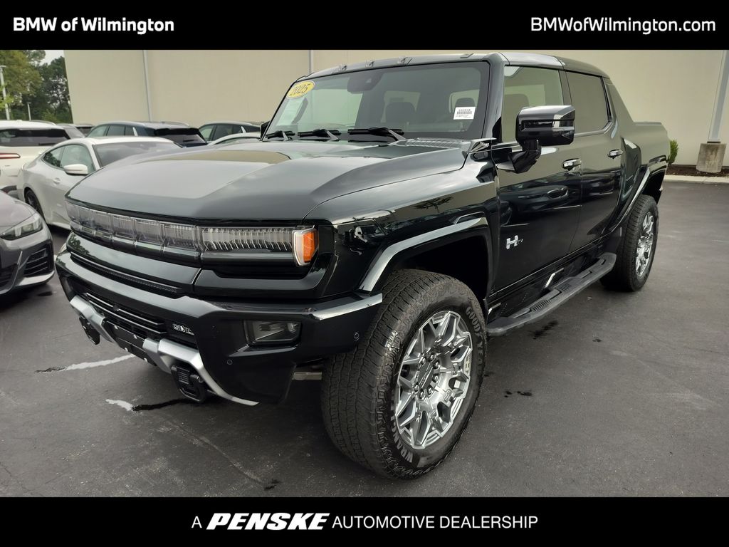 Black 2025 GMC Hummer EV Pickup Pickup Truck All-Wheel Drive 1-Speed Automatic