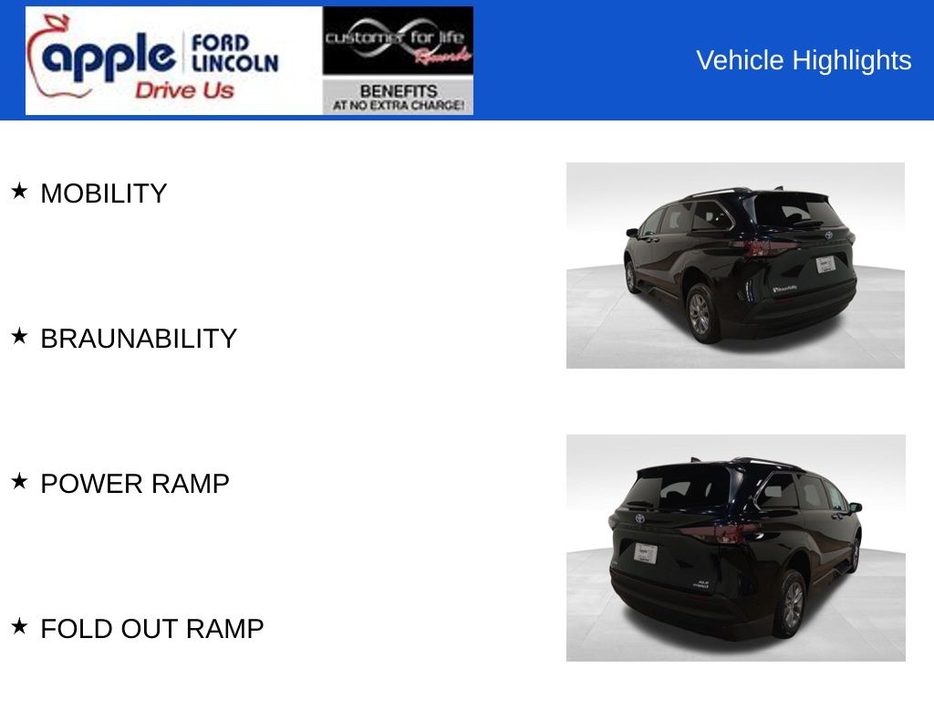 2024 Toyota Sienna XLE — Black — photo 9