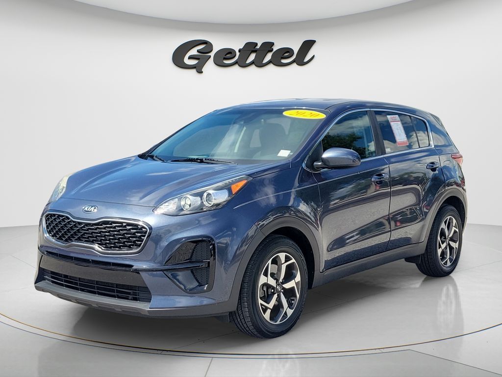 Pacific Blue 2020 Kia Sportage SUV / Crossover Front-Wheel Drive 6-Speed Automatic Overdrive
