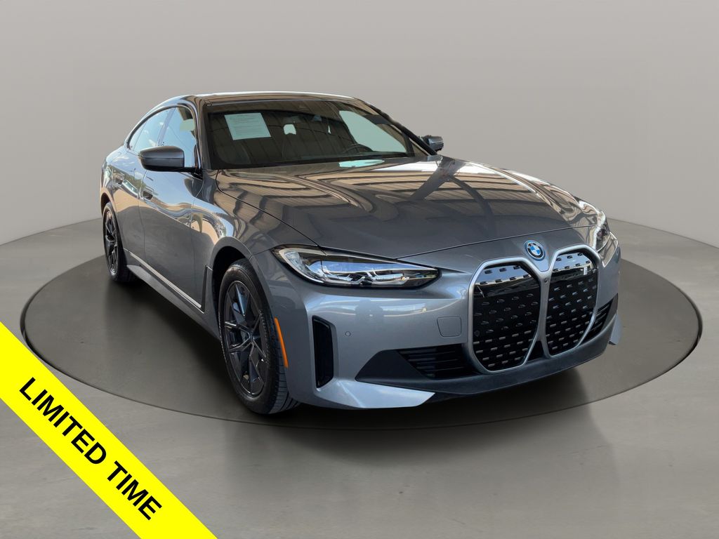 Skyscraper Gray Metallic 2023 BMW i4 Sedan Rear-Wheel Drive Automatic