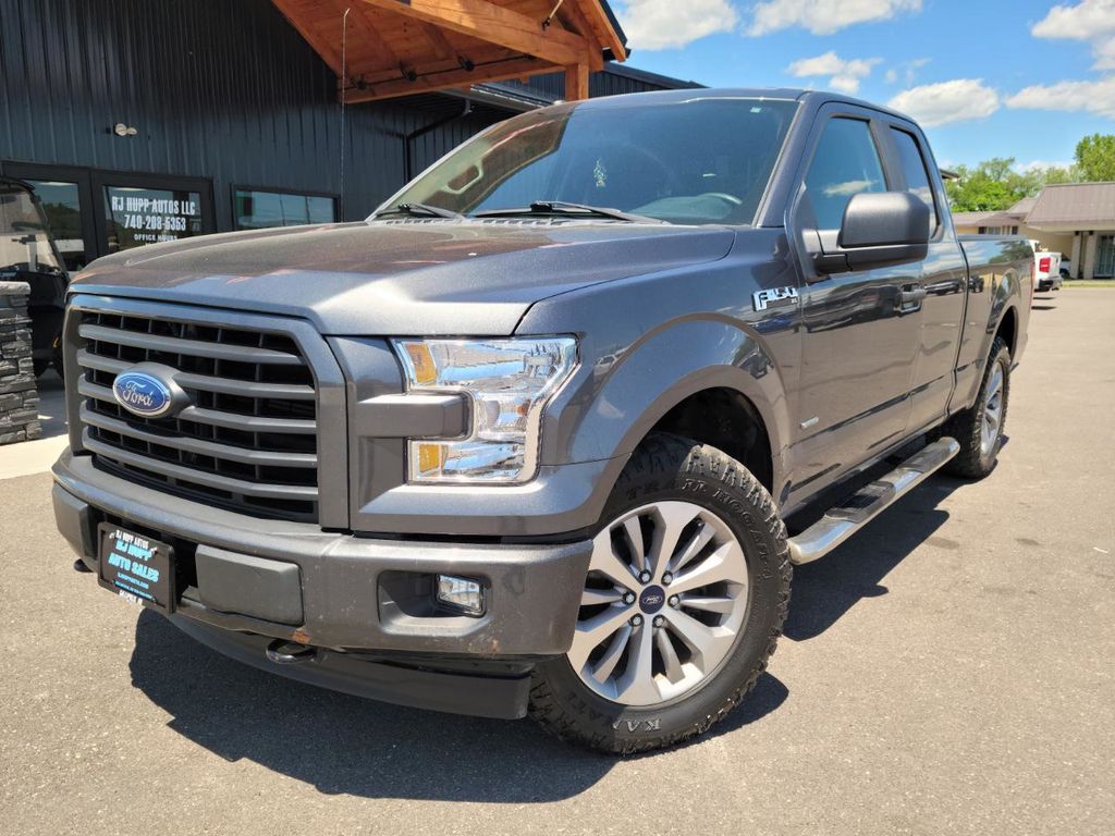 Gray (Magnetic) 2017 Ford F-150 Pickup Truck Four-Wheel Drive 6-Speed Automatic