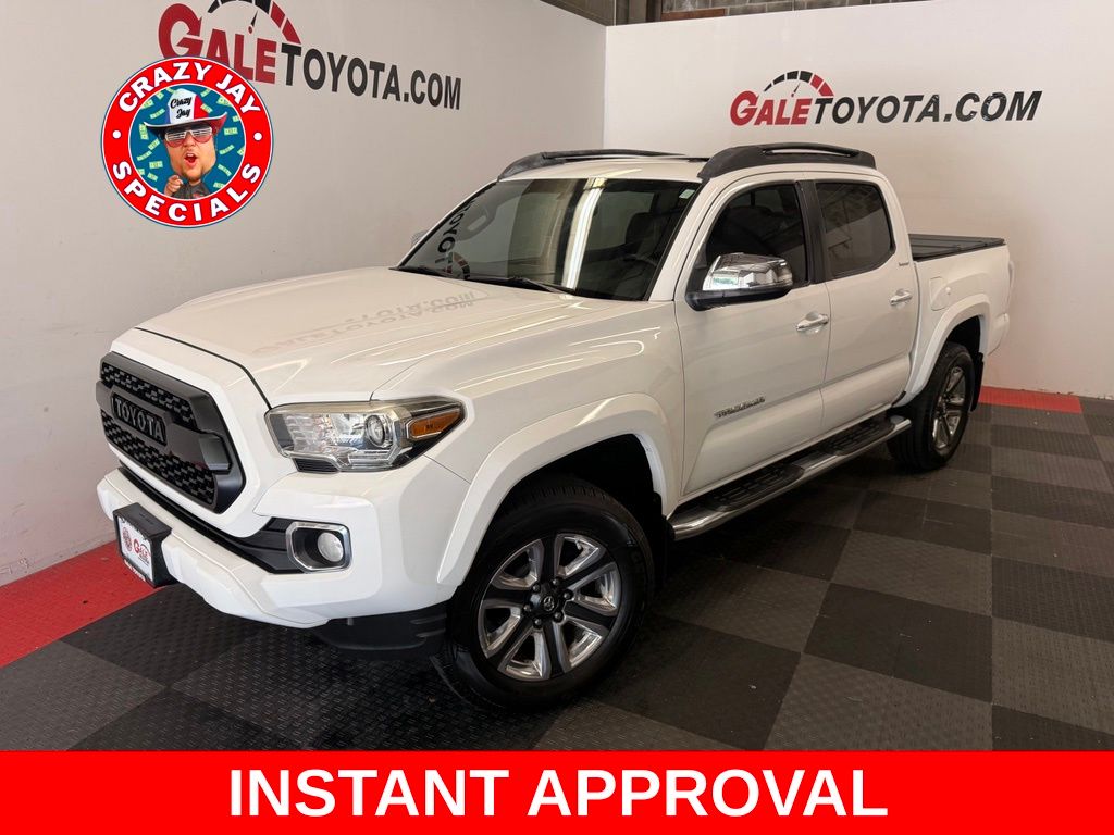 Super White 2016 Toyota Tacoma Pickup Truck Four-Wheel Drive 6-Speed Automatic