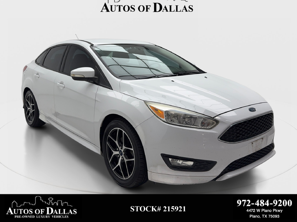 Oxford White 2016 Ford Focus Sedan Front-Wheel Drive Automatic