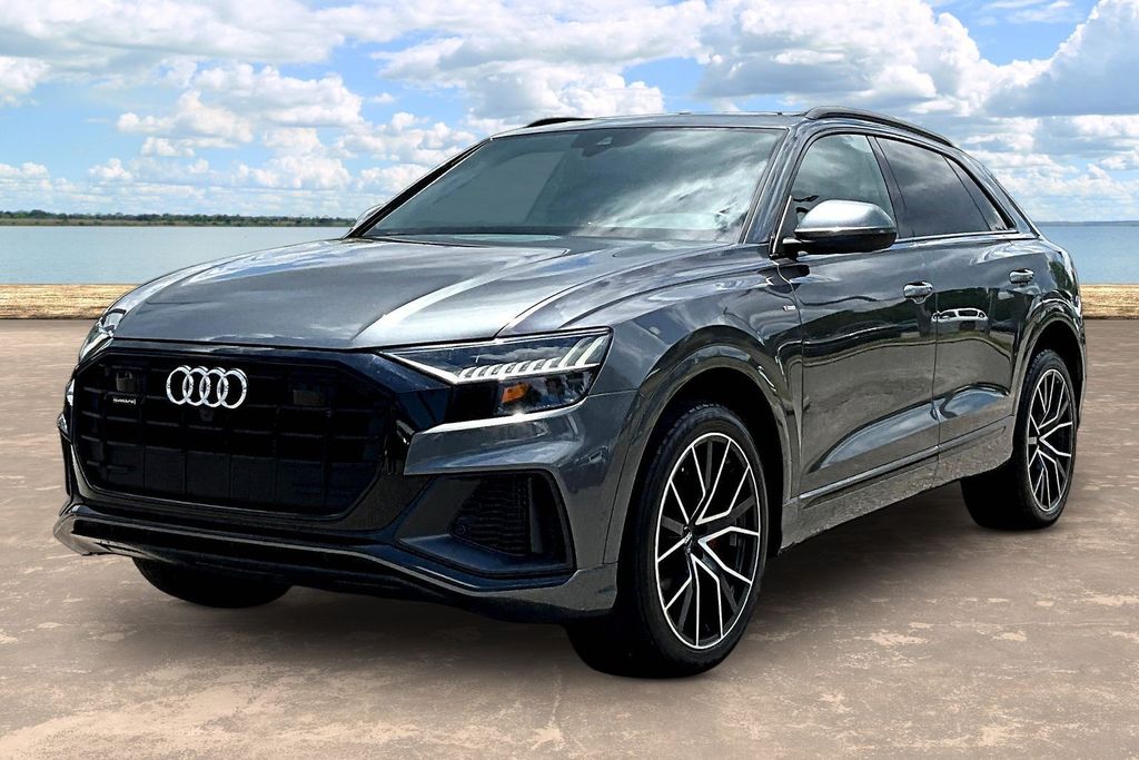 Daytona Gray Pearl 2020 Audi Q8 quattro Premium Plus 55 TFSI SUV / Crossover All-Wheel Drive 8-Speed Automatic