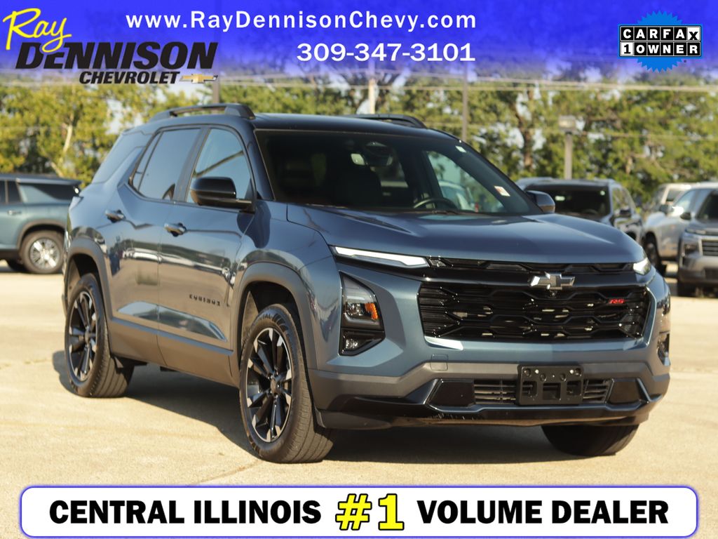 Lakeshore Blue 2025 Chevrolet Equinox SUV / Crossover Front-Wheel Drive Continuously Variable Transmission