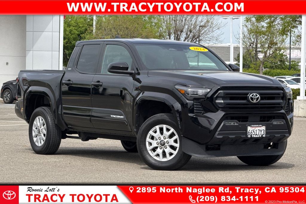 Black 2024 Toyota Tacoma Pickup Truck 8-Speed Automatic