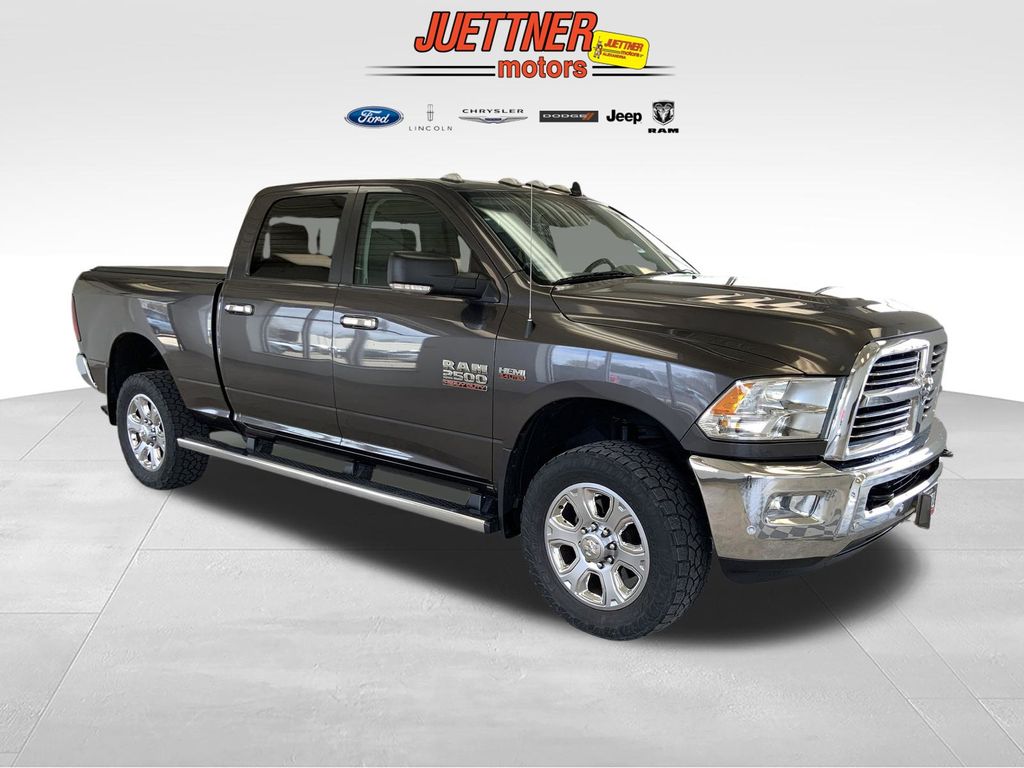 Gray (Granite Crystal Metallic Clearcoat) 2017 RAM 2500 Big Horn Crew Cab 4WD Pickup Truck Four-Wheel Drive 6-Speed Automatic