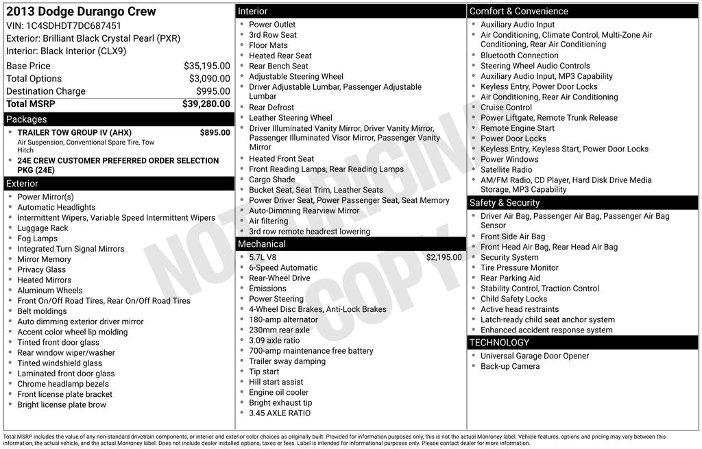 Used 2013 Black Dodge Crew image 5