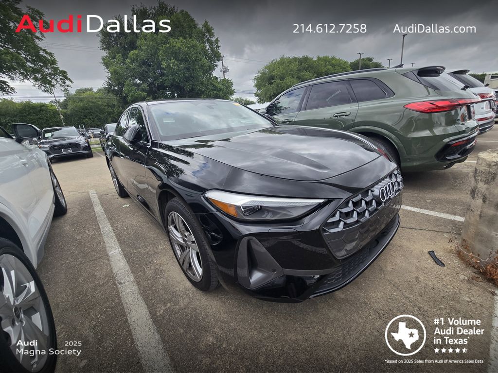 Mythos Black Metallic 2025 Audi A5 quattro Premium Sedan Sedan All-Wheel Drive 7-Speed Automatic