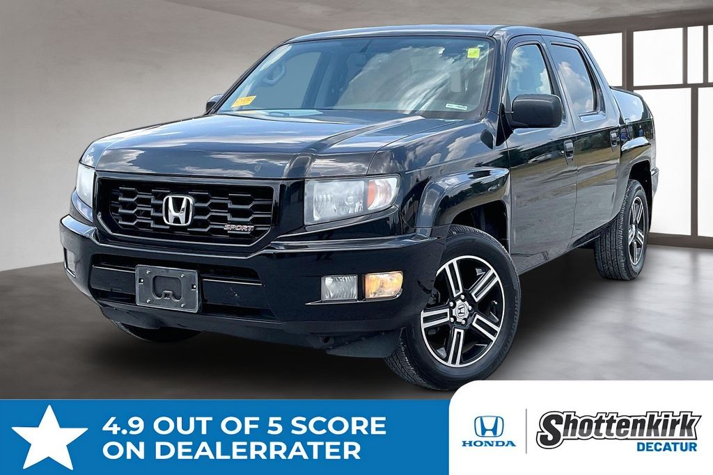 2013 Honda Ridgeline Pickup Truck Four-Wheel Drive 5-Speed Automatic