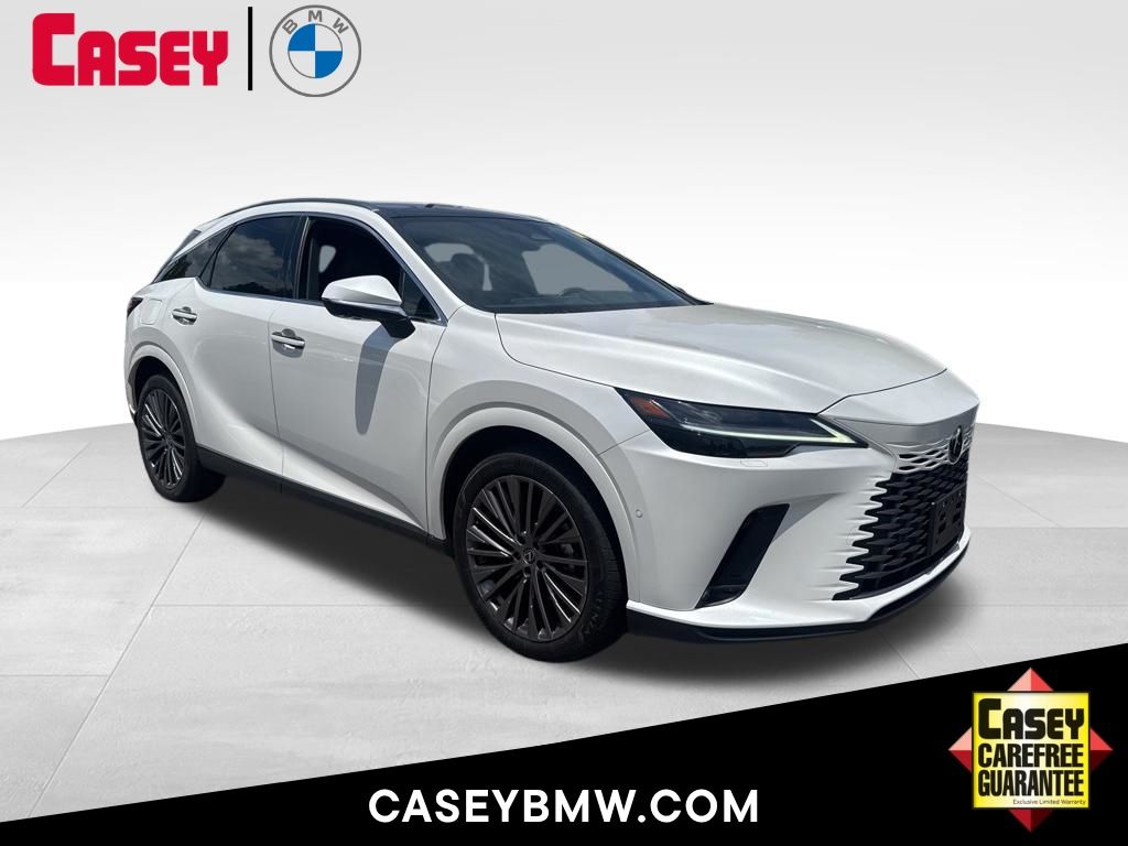 Eminent White Pearl 2025 Lexus RX Hybrid 450h+ Luxury AWD SUV / Crossover All-Wheel Drive Continuously Variable Transmission