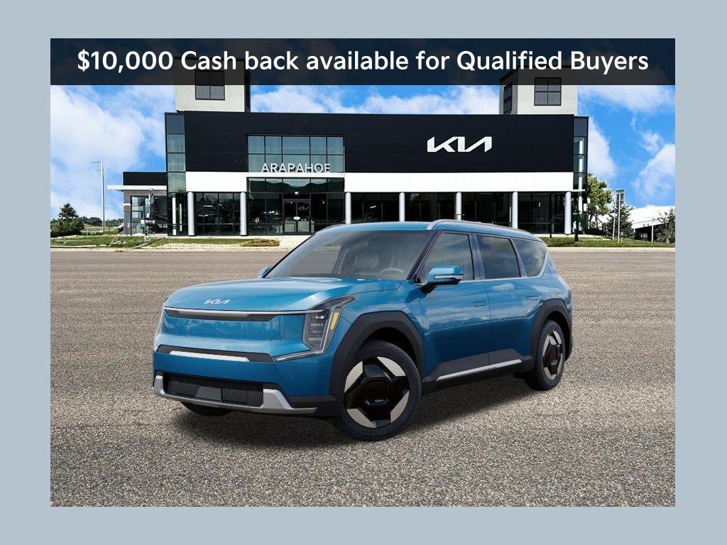 Ocean Blue 2026 Kia EV9 SUV / Crossover All-Wheel Drive 1-Speed Automatic