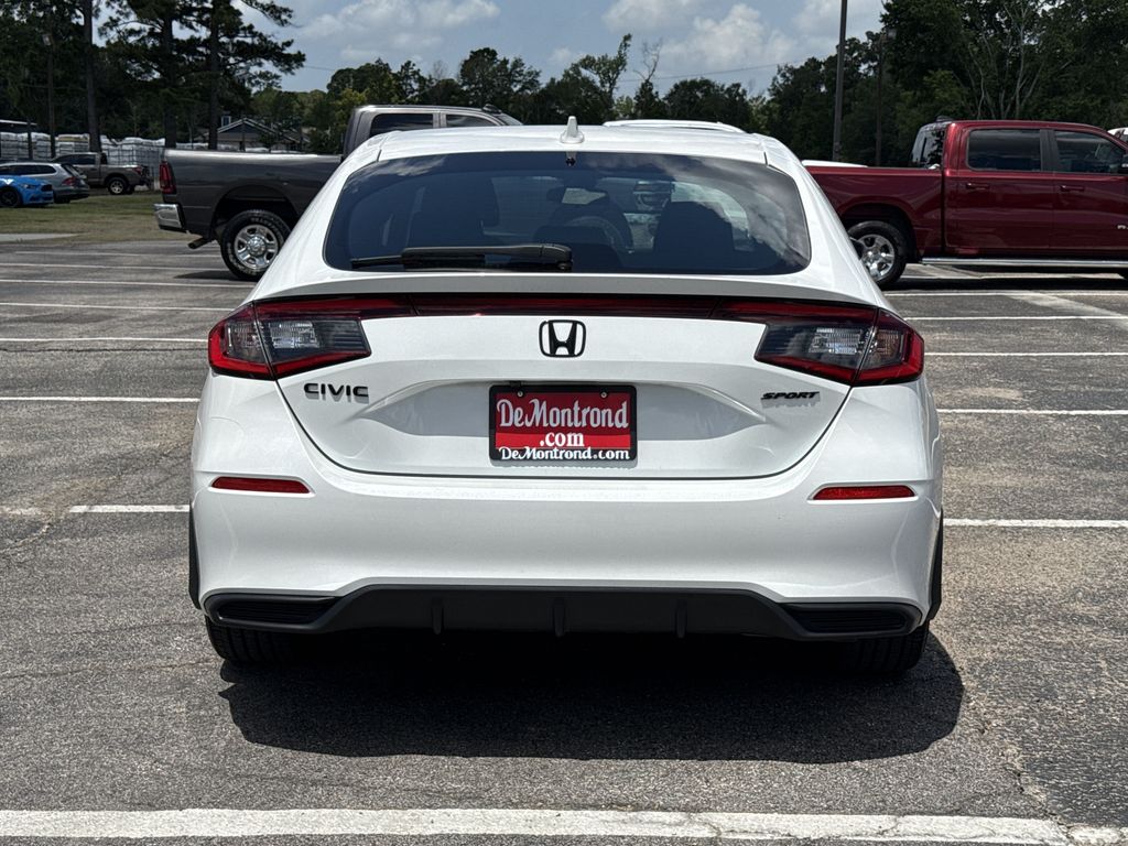 2025 Honda Civic Sport White at Community Honda