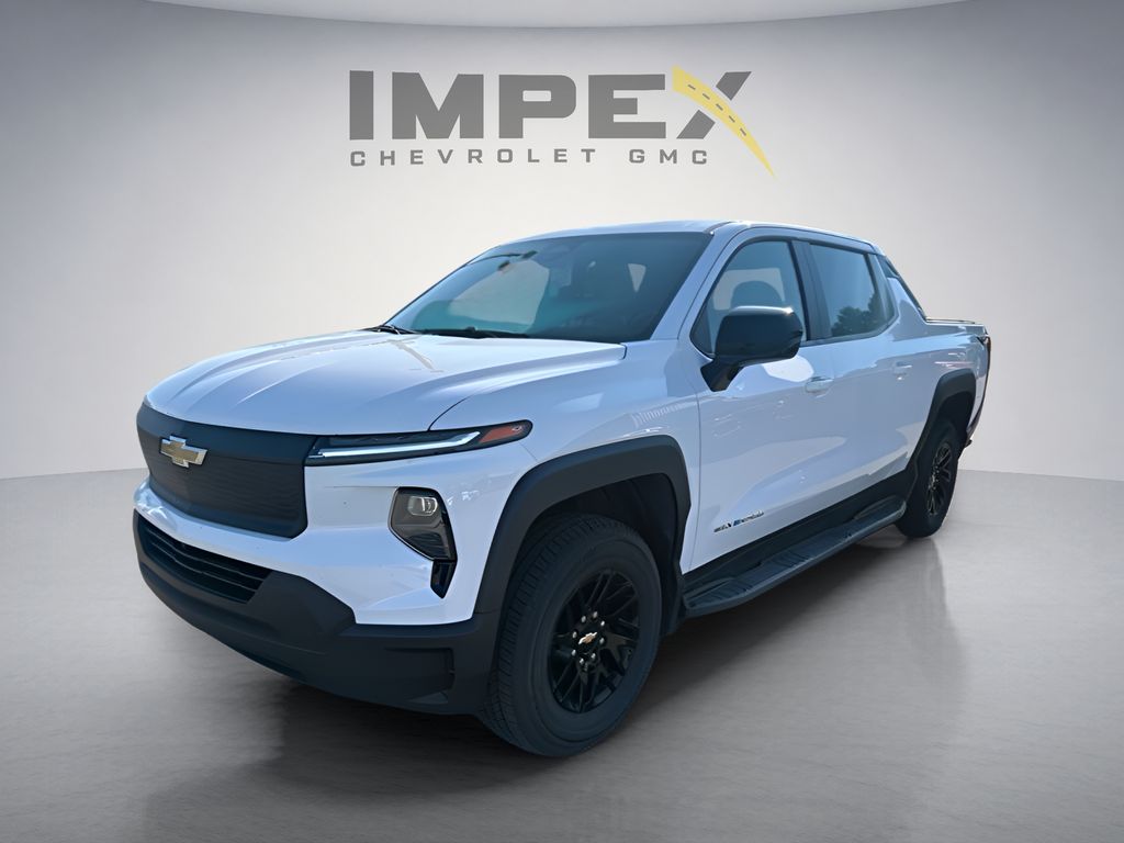 Summit White 2024 Chevrolet Silverado EV Pickup Truck All-Wheel Drive 1-Speed Automatic