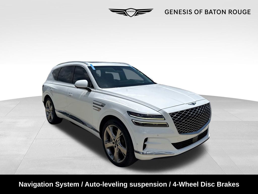Alta White 2022 Genesis GV80 2.5T AWD SUV / Crossover All-Wheel Drive 8-Speed Automatic