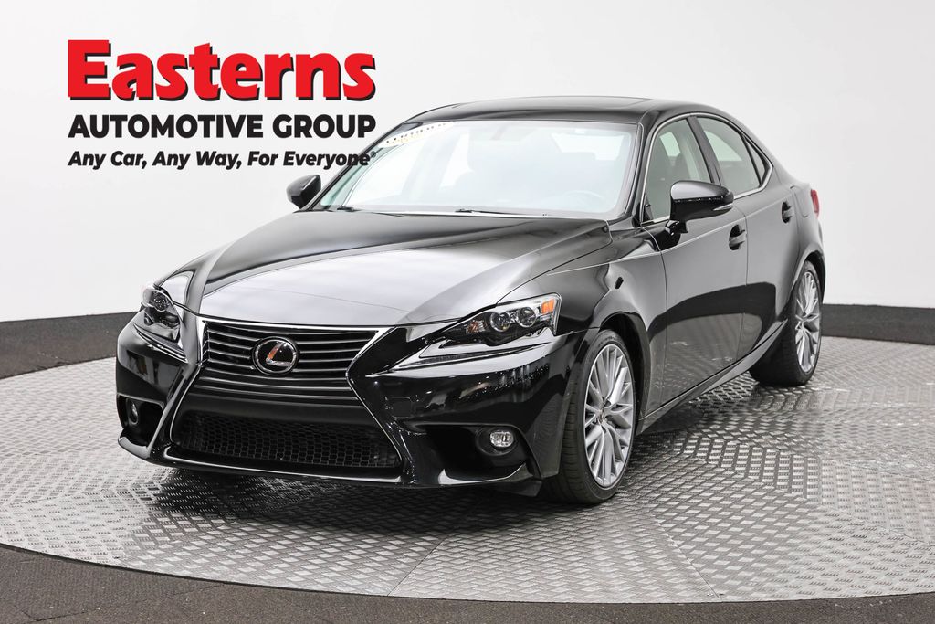 Black (Obsidian) 2016 Lexus IS Sedan All-Wheel Drive 6-Speed Automatic