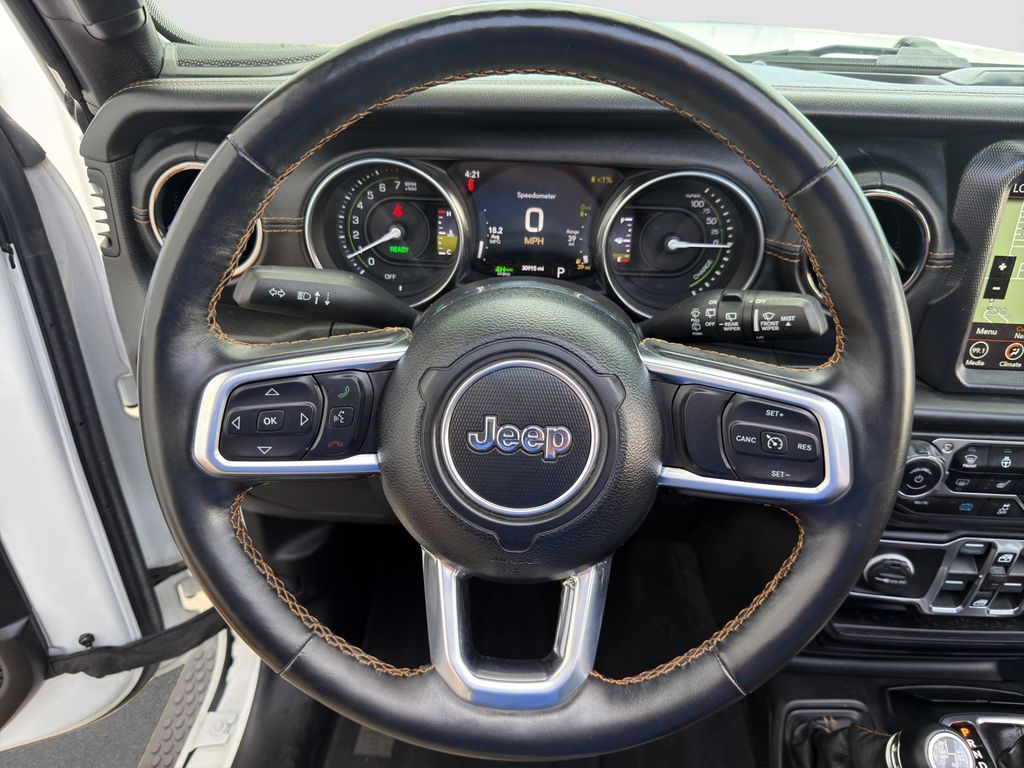 Used 2021 White Jeep Unlimited Sahara High Altitude 4xe image 10