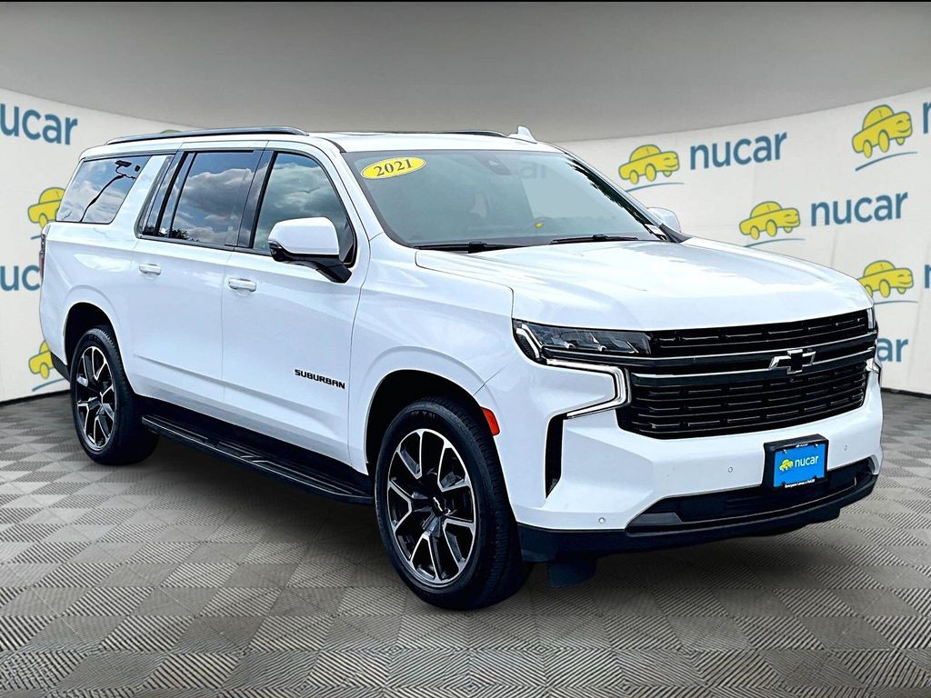 Summit White 2021 Chevrolet Suburban SUV / Crossover Four-Wheel Drive