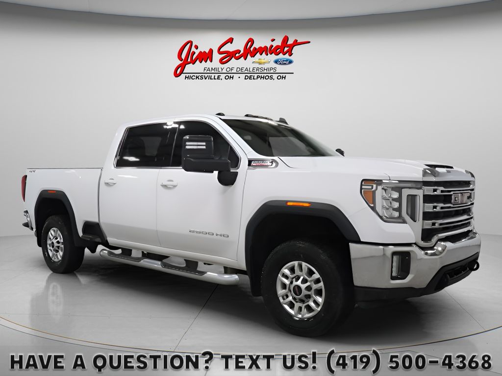 Summit White 2023 GMC Sierra 2500HD Pickup Truck Four-Wheel Drive Automatic