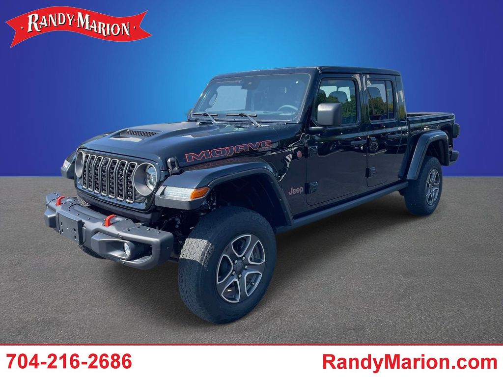 Black Clearcoat 2025 Jeep Gladiator Pickup Truck Four-Wheel Drive 8-Speed Automatic