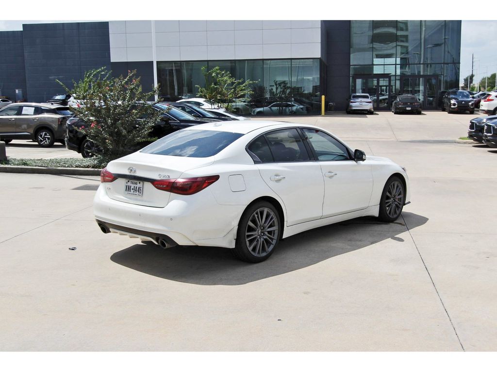 2024 INFINITI Q50 Red Sport 400 White at AutoSavvy Houston Southwest