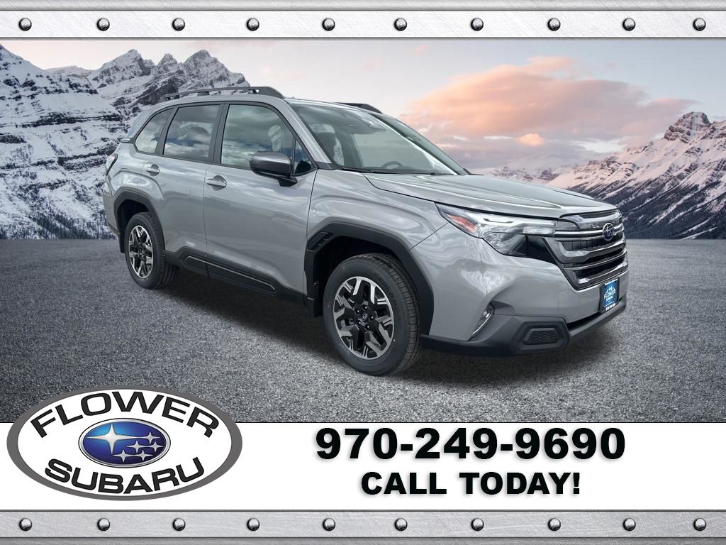 Gray 2026 Subaru Forester Crossover AWD SUV / Crossover All-Wheel Drive Continuously Variable Transmission