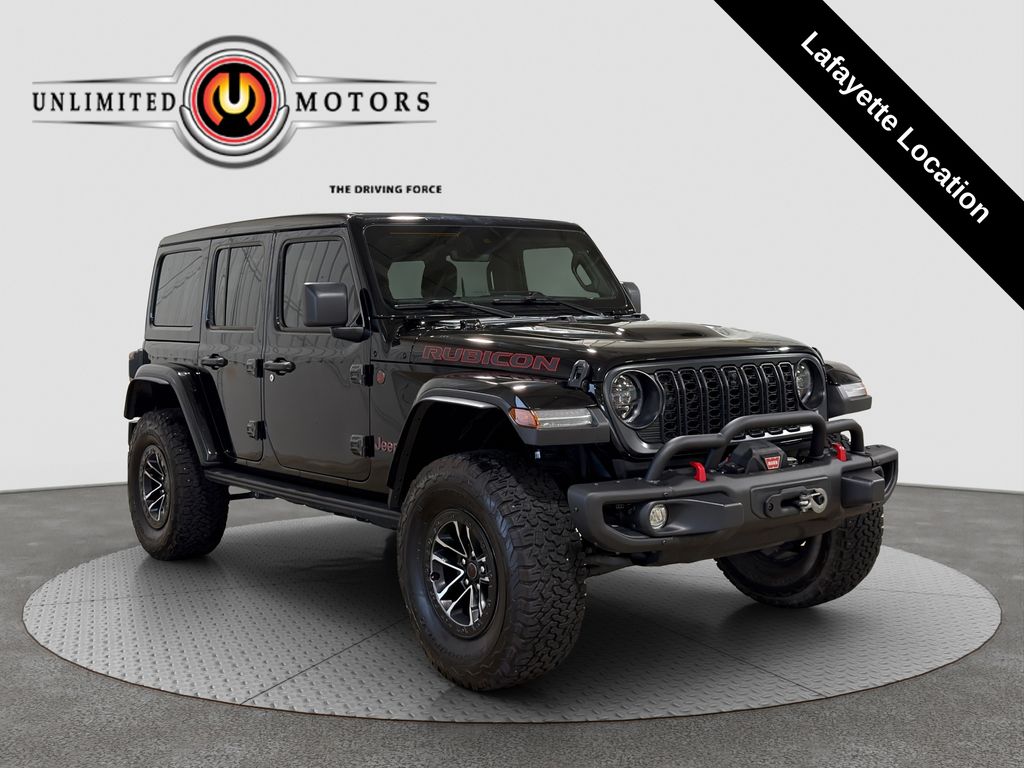 Black Clearcoat 2025 Jeep Wrangler SUV / Crossover Four-Wheel Drive 8-Speed Automatic