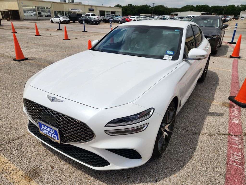 Uyuni White 2023 Genesis G70 2.0T RWD Sedan Rear-Wheel Drive 8-Speed Automatic